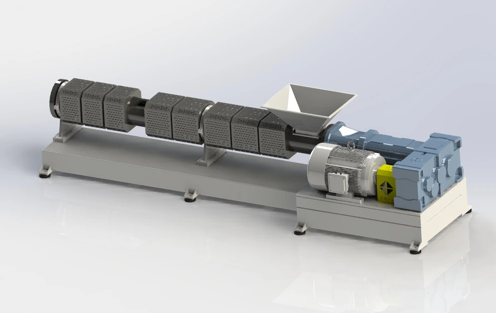 Pedido de extrusora de reciclaje de plástico de doble tornillo para clientes de África