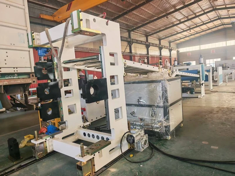 Producción de línea de extrusión de láminas de PVC de 600 mm