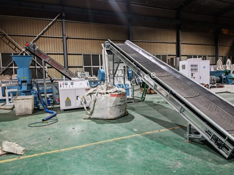 Línea de producción de reciclaje de residuos textiles probada con éxito