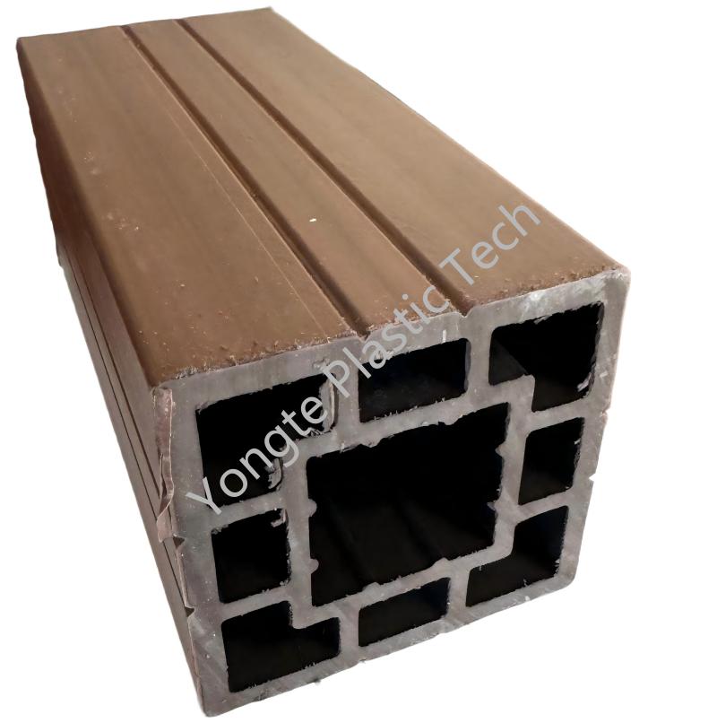 La máquina para fabricar columnas Yongte WPC con coextrusión se prueba con éxito