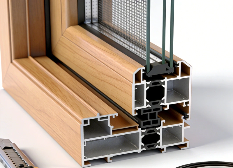 Máquina extrusora de perfiles de puertas y ventanas de ABS