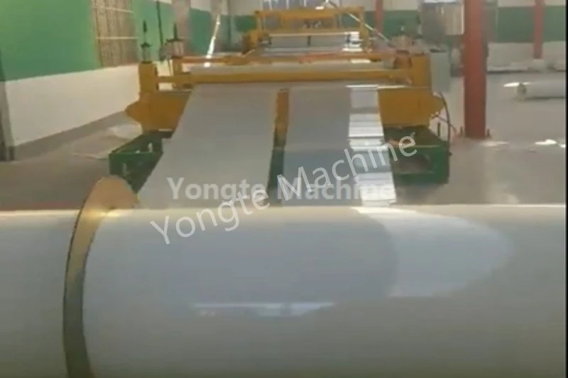 Máquina extrusora de láminas finas de PE instalada en China