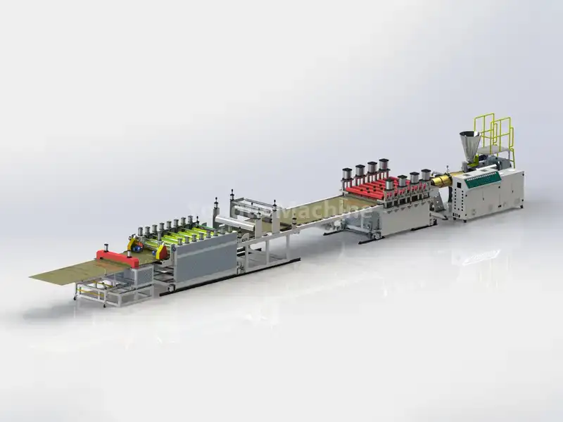 WPC board production line