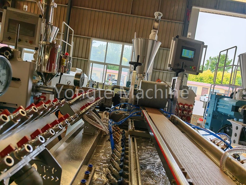 Línea de producción de WPC para PP/PE reciclado
